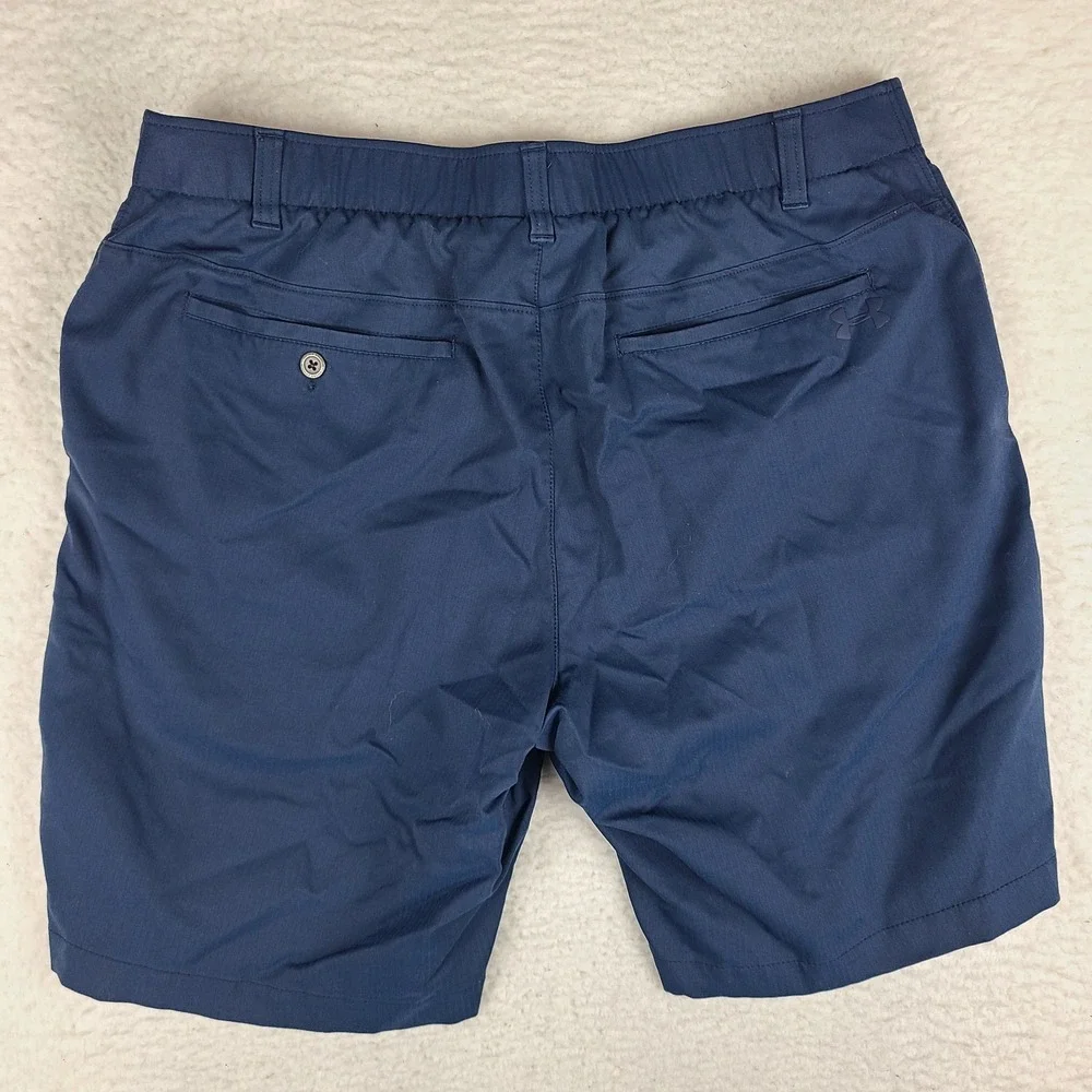 Under Armour Shorts Mens 38 Navy Heatgear 9